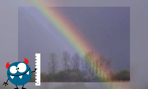 Plaatje Kun je een regenboog maken met een glas water?