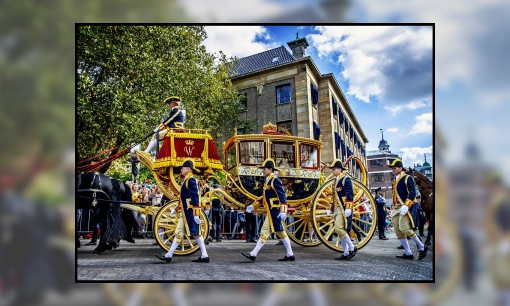 Plaatje De koninklijke stoet op Prinsjesdag