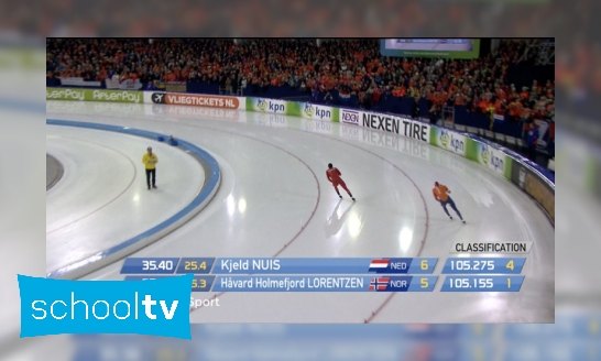 Hoe wordt de tijd gemeten bij schaatswedstrijden?