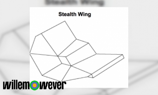 Hoe vouw ik een Stealth Wing vliegtuig van papier?