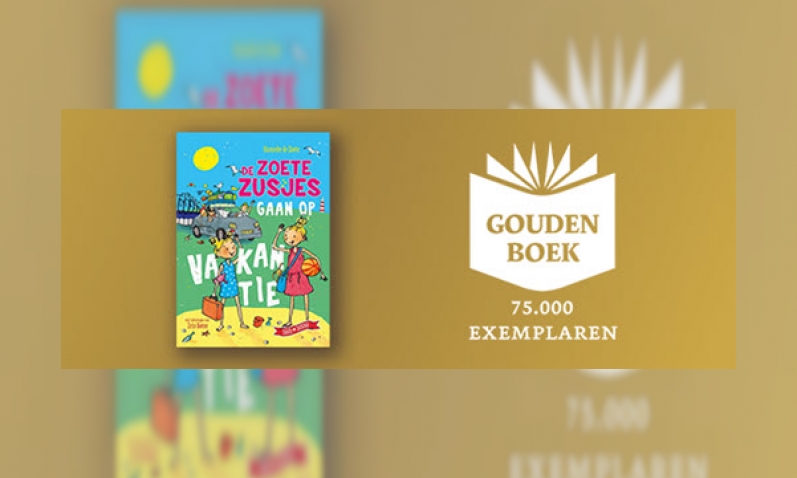 Gouden Boek voor De Zoete Zusjes gaan op vakantie