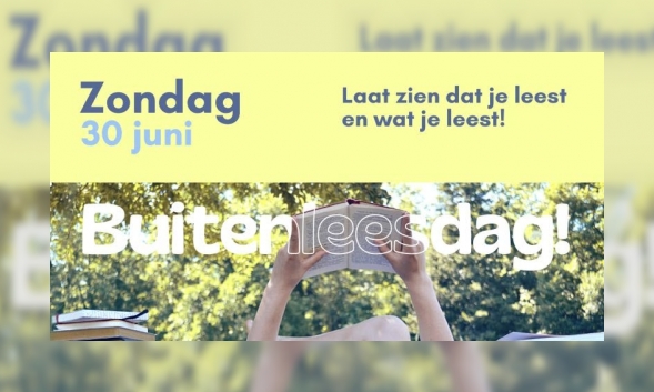 Zondag 30 juni is het buitenleesdag