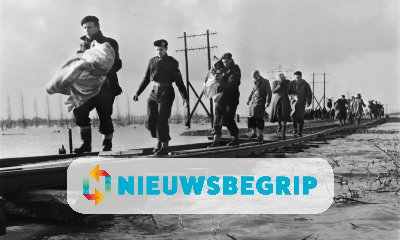 Plaatje Watersnoodramp 70 jaar geleden