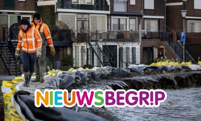 Plaatje Hoogwater in Nederland