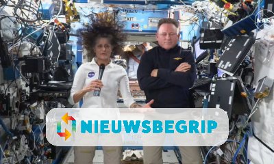 Plaatje Twee astronauten zitten vast in ruimtestation ISS
