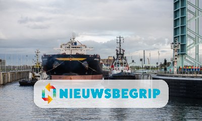 Plaatje Enorme zeesluis in Terneuzen geopend
