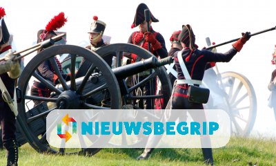 Plaatje 200 jaar Slag bij Waterloo