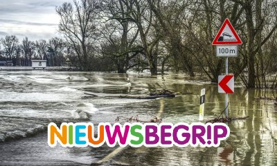 Plaatje Hoogwater in Nederland