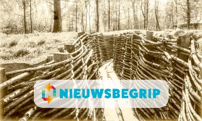 Plaatje Einde Eerste Wereldoorlog 100 jaar geleden