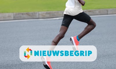 Plaatje Kipchoge loopt marathon in minder dan twee uur