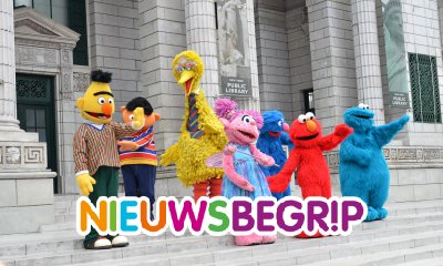 Plaatje 50 jaar Bert en Ernie