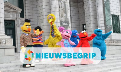 Plaatje 50 jaar Bert en Ernie