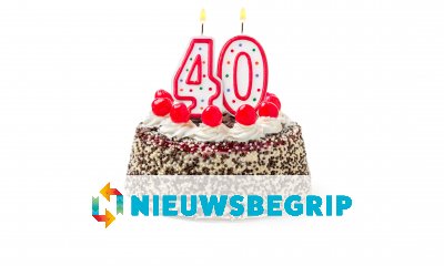 Plaatje 40 jaar Jeugdjournaal