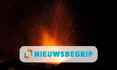 Plaatje Uitbarsting IJslandse vulkaan