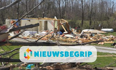 Plaatje Verwoestende tornado
