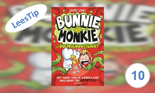 Plaatje Bunnie vs Monkie en het doemgenootschap!