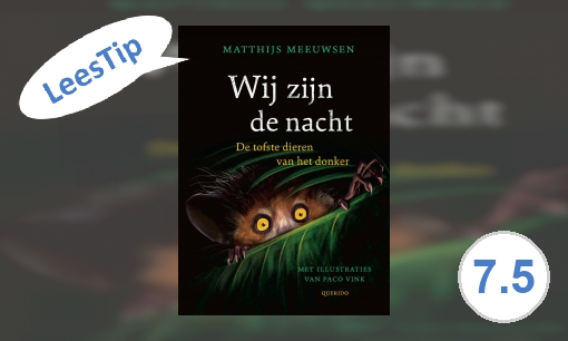 Plaatje Wij zijn de nacht: de tofste dieren van het donker